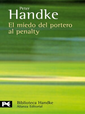 cover image of El miedo del portero al penalty